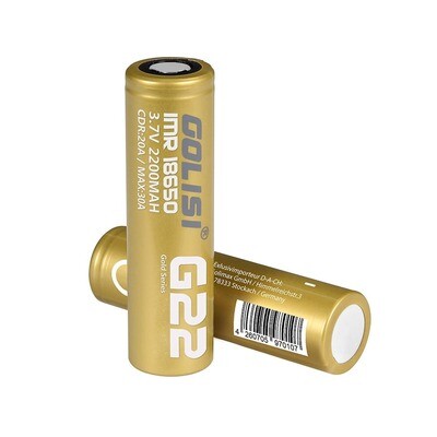 Golisi G22 Akku 18650 2200mAh/20A Golisi G22 Akku 18650 2200mAh/20A