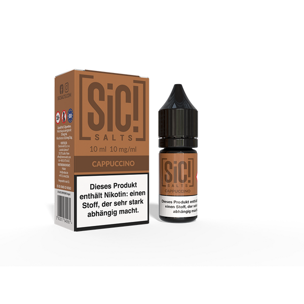 SIC Nikotinsalz Cappuccino 10ml Liquid 10mg SIC Nikotinsalz Cappuccino 10ml Liquid 10mg