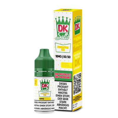 DK Salts Nikotinsalz - Pineapple Ice - Liquid 10mg 10ml  C
