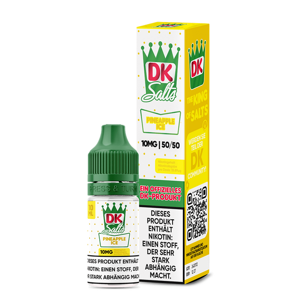 DK Salts Nikotinsalz - Pineapple Ice - Liquid 10mg 10ml  C