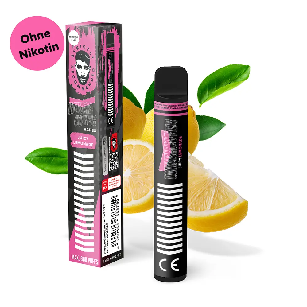 Undercover Vapes Juicy Lemonade Einweg E-Zigarette 
