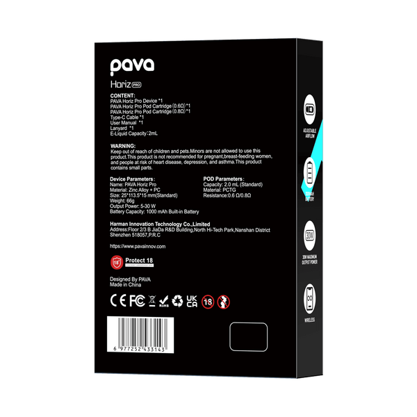 Pava Horiz Pro Kit Pearly White