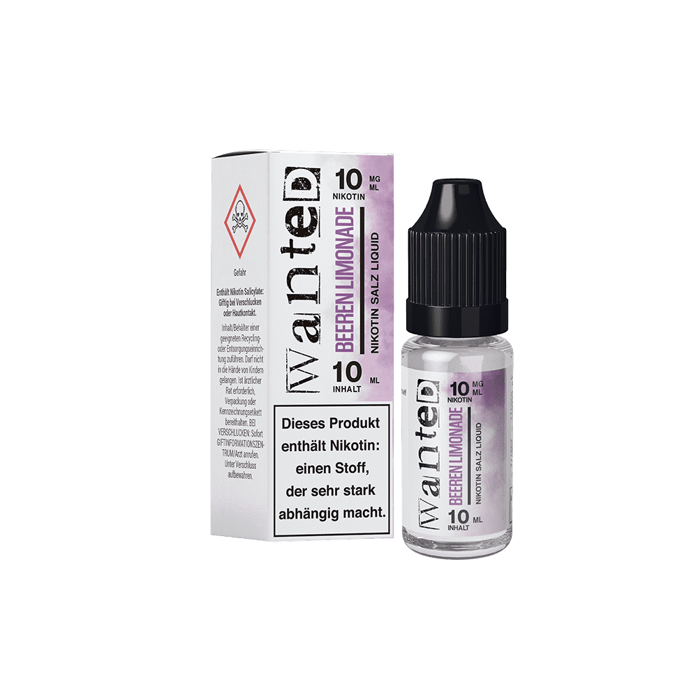 Liquid Beeren Limonade - Wanted Overdosed Nikotinsalz Liquid Beeren Limonade - Wanted Overdosed Nikotinsalz