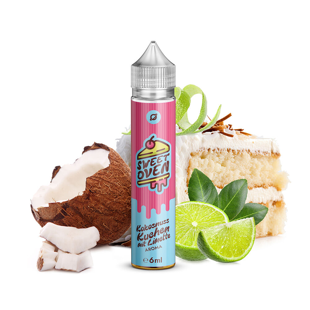 Aroma Kokosnusskuchen mit Limette - Flavorverse 6ml in 75ml Flasche