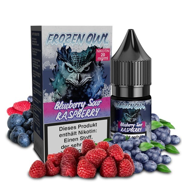 Liquid Blueberry Sour Raspberry - Frozen OWL Nikotinsalz 20mg Liquid Blueberry Sour Raspberry - Frozen OWL Nikotinsalz 20mg