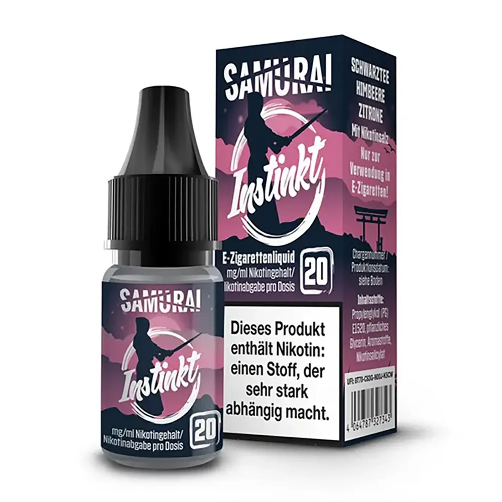 Liquid Instinkt - Samurai Nikotinsalz 20mg Liquid Instinkt - Samurai Nikotinsalz 20mg
