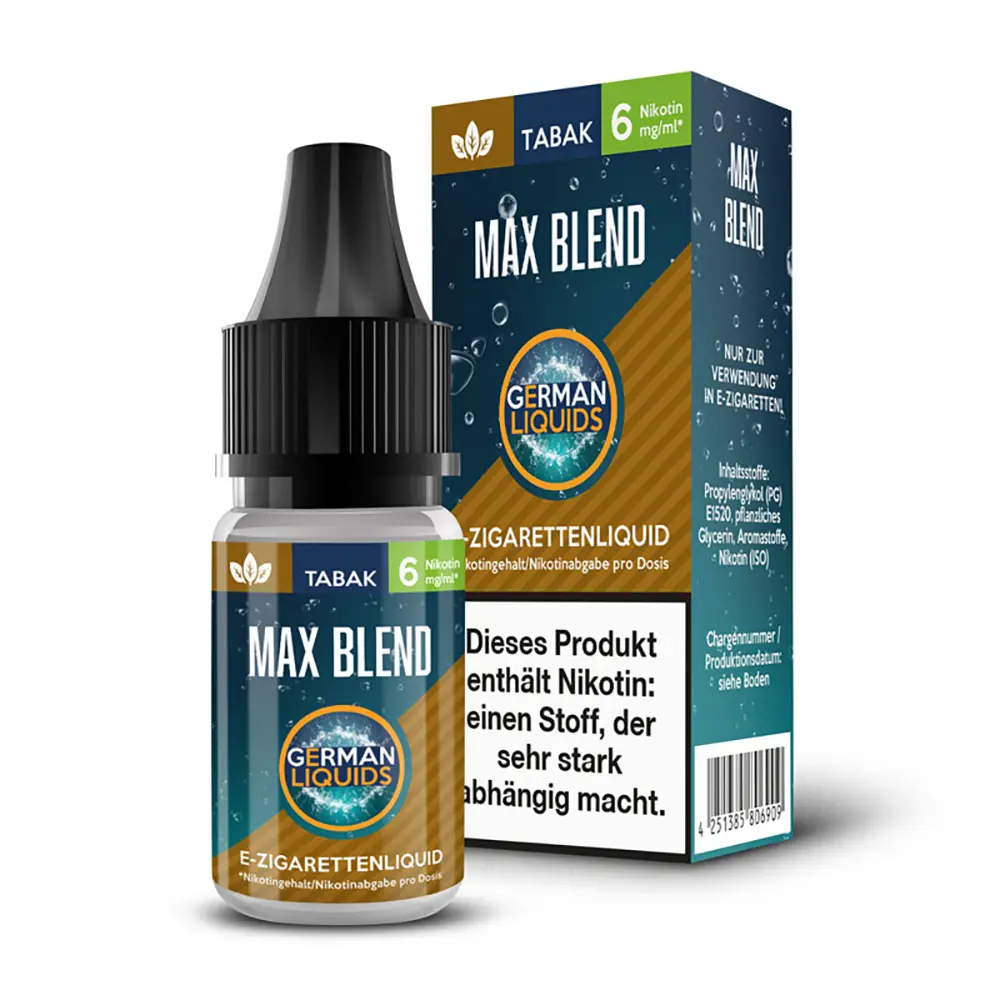 Liquid Max Blend 6mg - German Liquids