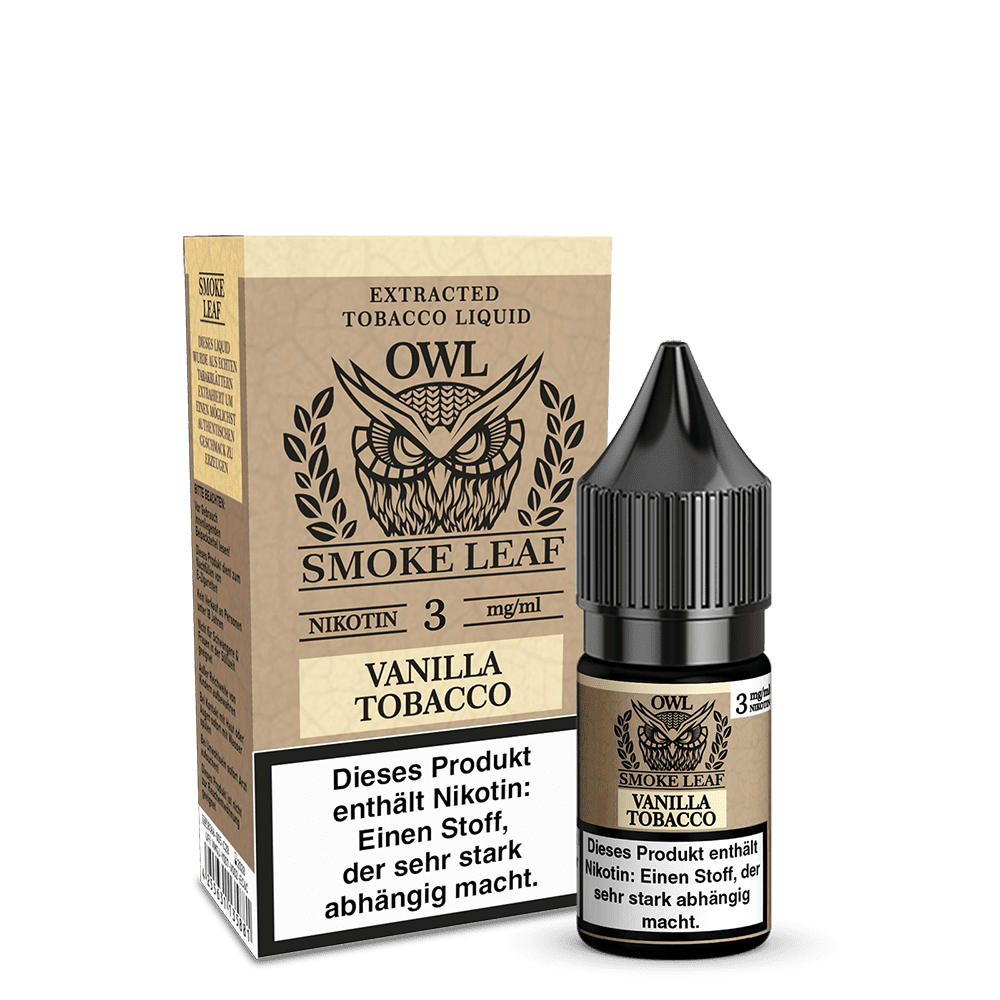 OWL Smoke Leaf Vanilla Tobacco Liquid 3mg