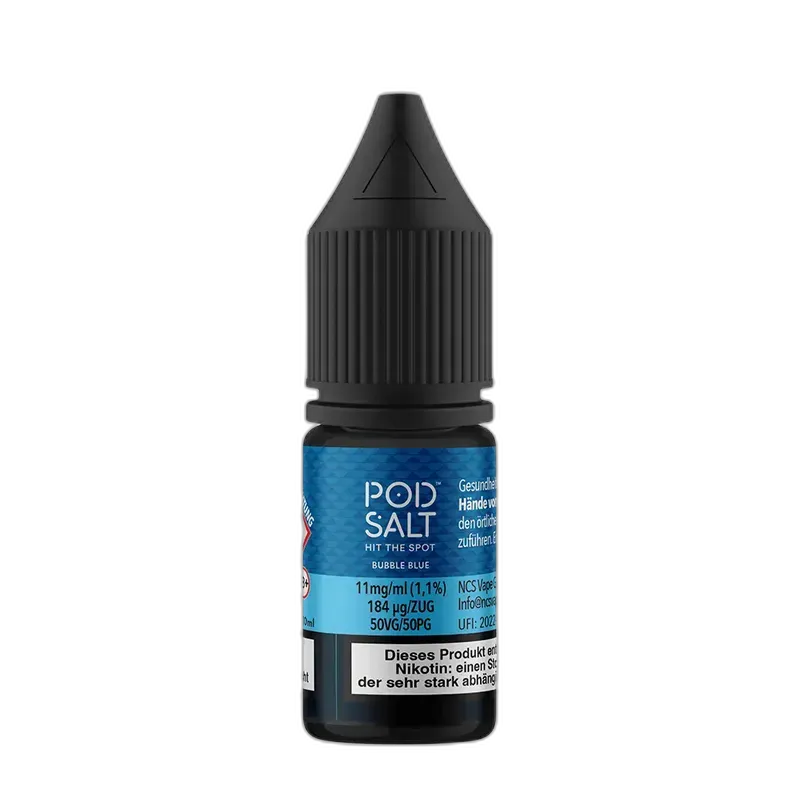 Liquid Bubble Blue - Pod Salt Fusion Nikotinsalz 11mg Liquid Bubble Blue - Pod Salt Fusion Nikotinsalz 11mg