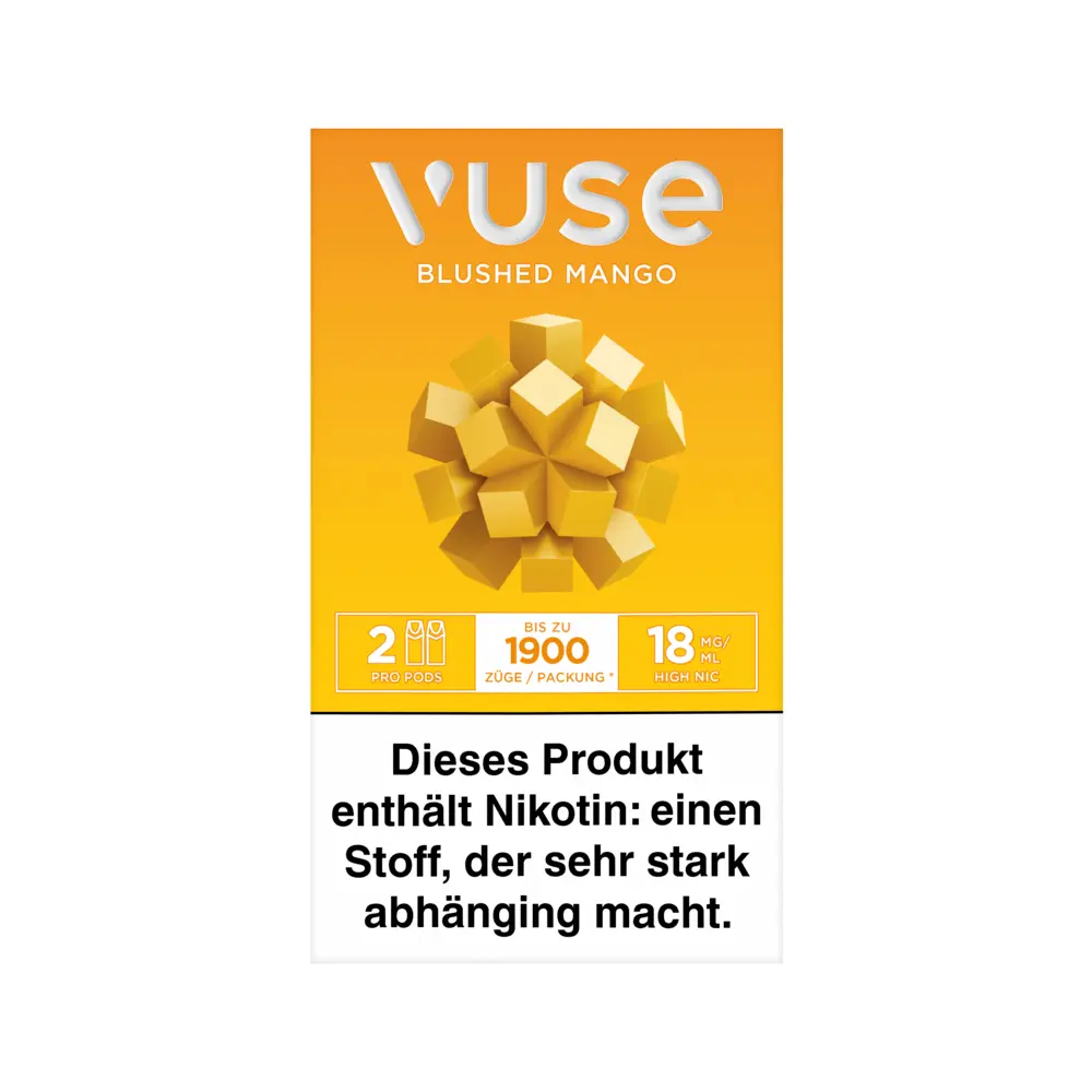 Vuse Pro Caps 2er Blushed Mango Nic Salts 18mg 