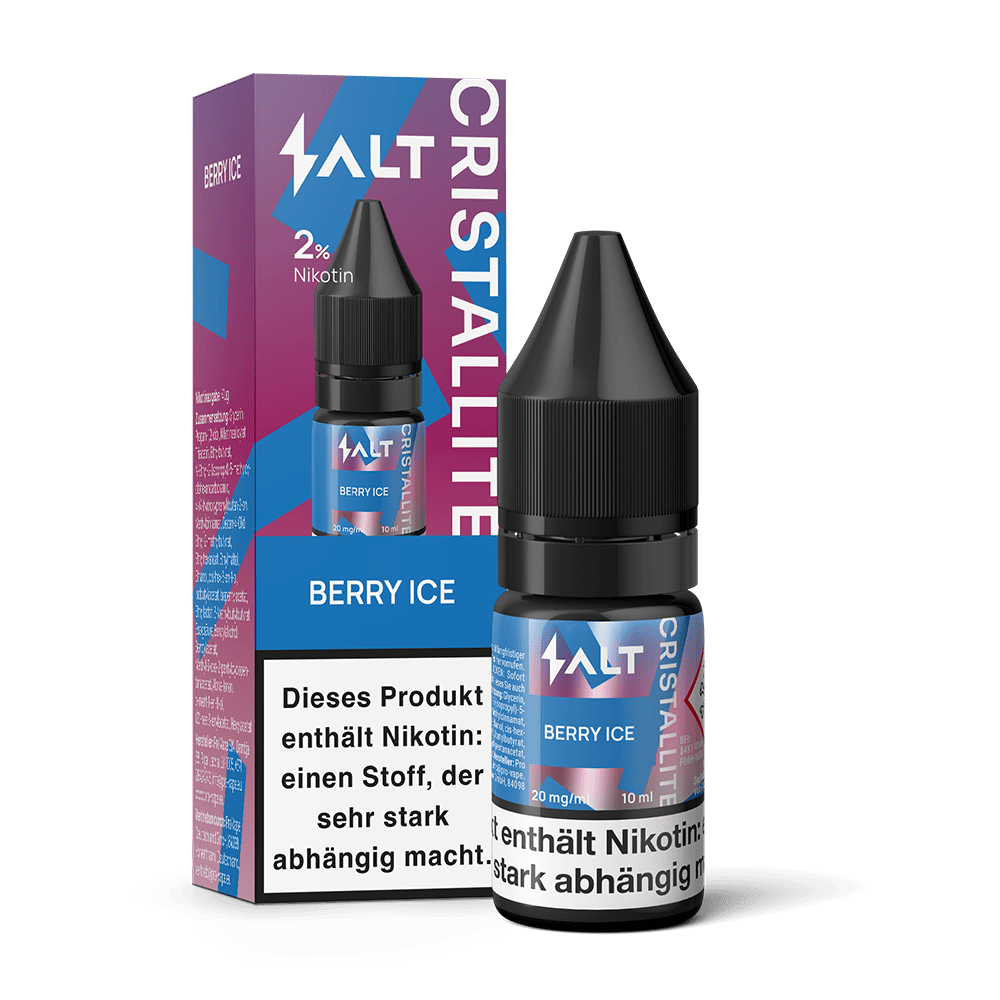 SALT Cristallite Nikotinsalz - Berry Ice - 10ml Liquid 20mg  C