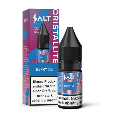 SALT Cristallite Nikotinsalz - Berry Ice - 10ml Liquid 20mg C SALT Cristallite Nikotinsalz - Berry Ice - 10ml Liquid 20mg C