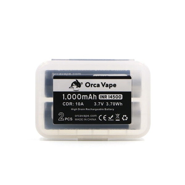 Orca Vape Akku 14500 1000 mAh Orca Vape Akku 14500 1000 mAh