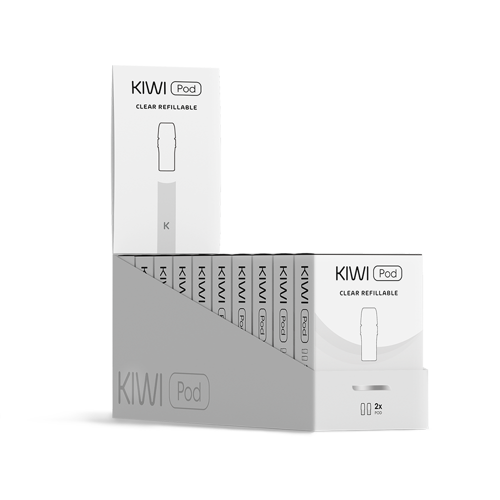 KIWI 2 - Pod inkl. Filter Tip Transparent 0,8 Ohm