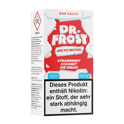 Liquid Strawberry Coconut Ice Cream - Dr. Frost Nikotinsalz 10mg