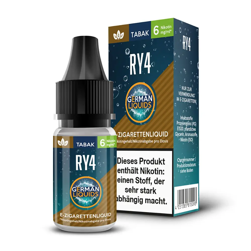 Liquid RY4 6mg - German Liquids Liquid RY4 6mg - German Liquids