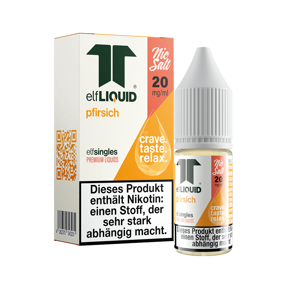 Elf-Liquid - Pfirsich - Nikotinsalz Liquid 20mg