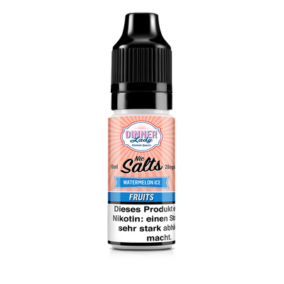 Liquid Watermelon Ice - Dinner Lady Nikotinsalz Liquid Watermelon Ice - Dinner Lady Nikotinsalz