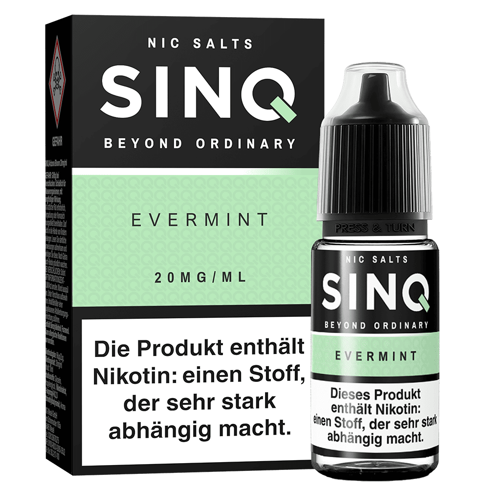 SINQ Nikotinsalz - Evermint - 10ml Liquid 20mg  C
