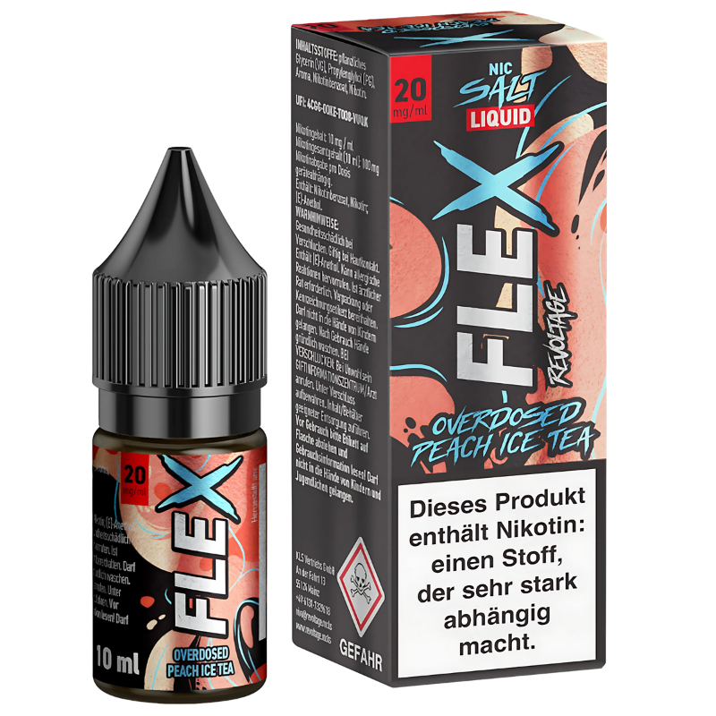 Liquid Peach Ice Tea - Revoltage Flex Nikotinsalz 20mg Liquid Peach Ice Tea - Revoltage Flex Nikotinsalz 20mg
