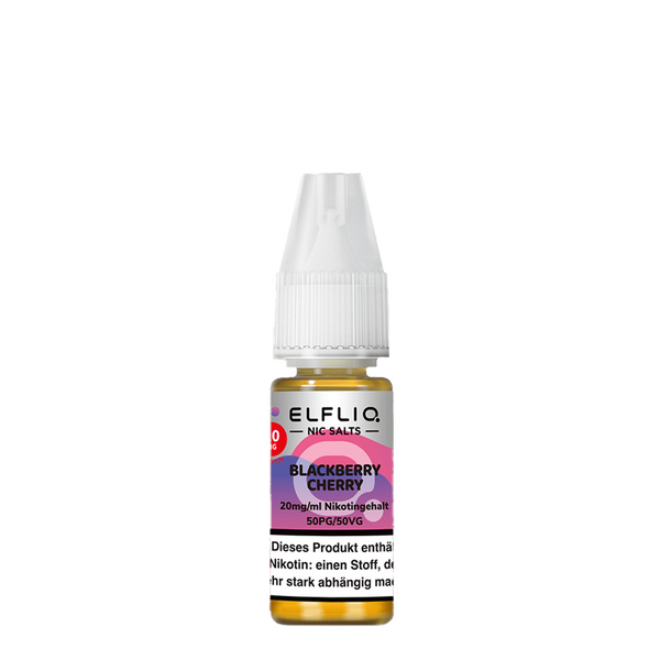 Elfliq by Elfbar Nikotinsalz - Blackberry Cherry - Liquid 20mg Elfliq by Elfbar Nikotinsalz - Blackberry Cherry - Liquid 20mg