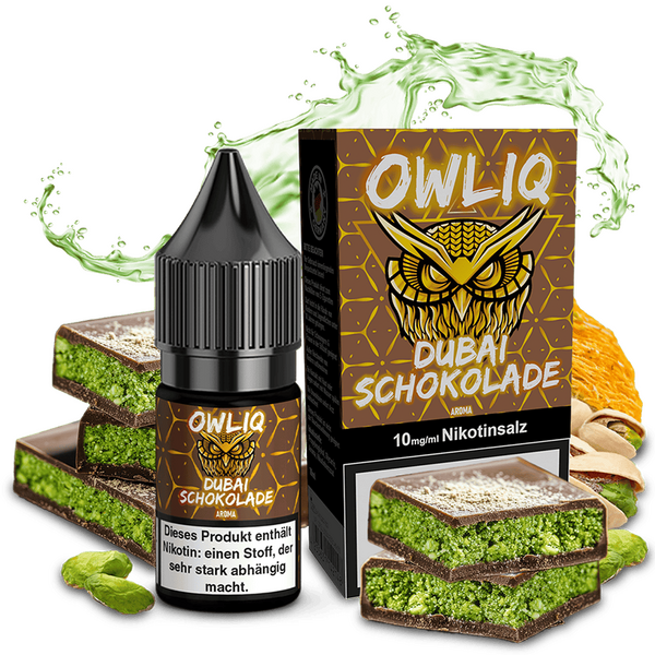 Liquid Dubai Schokolade - OWLIQ Nikotinsalz 10mg
