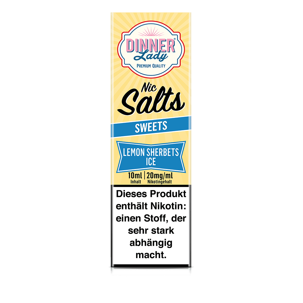 Liquid Lemon Sherbets Ice - Dinner Lady Nikotinsalz