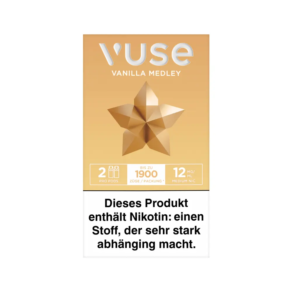Vuse Pro Caps 2er Vanilla Medley Nic Salts 12mg 
