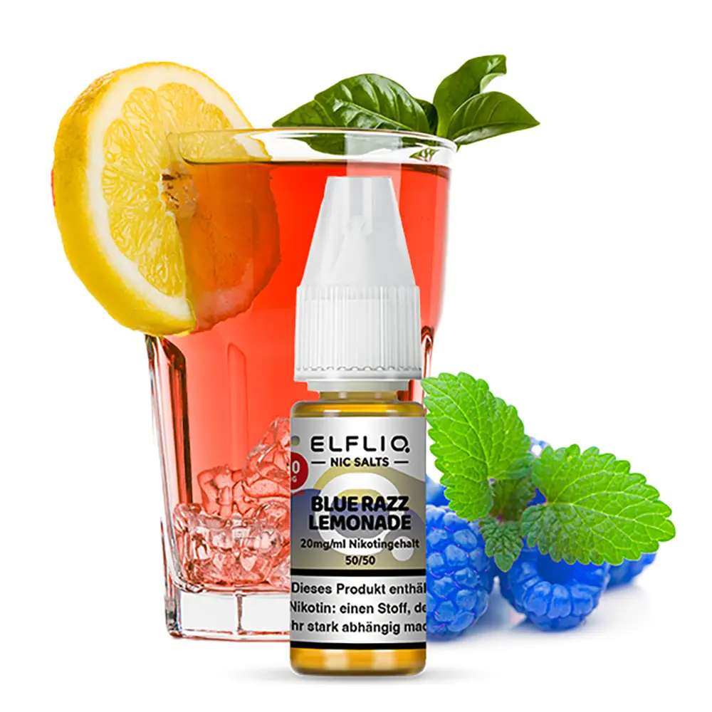 Liquid Blue Razz Lemonade - Elfliq Nikotinsalz Liquid Blue Razz Lemonade - Elfliq Nikotinsalz