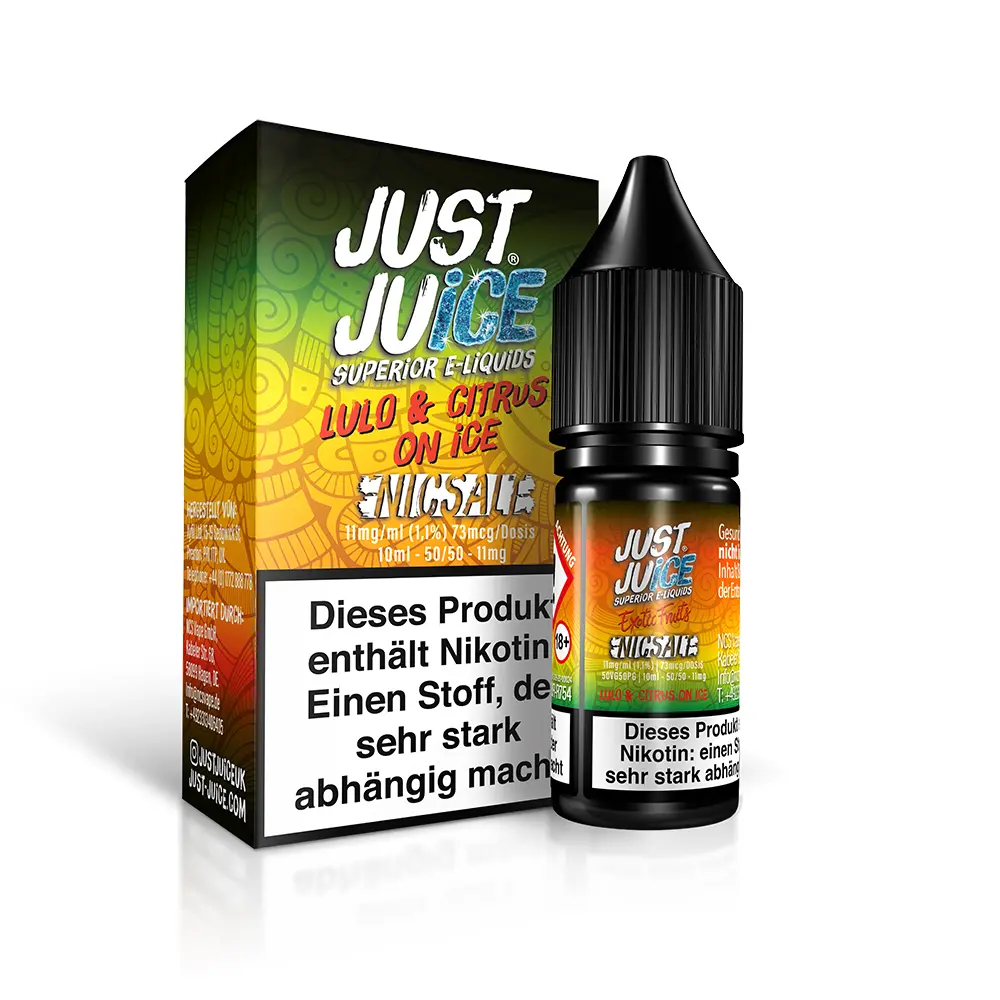 Liquid Lulo & Citrus On Ice - Just Juice Nikotinsalz