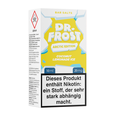 Liquid Coconut Lemonade Ice - Dr. Frost Nikotinsalz 20mg Liquid Coconut Lemonade Ice - Dr. Frost Nikotinsalz 20mg