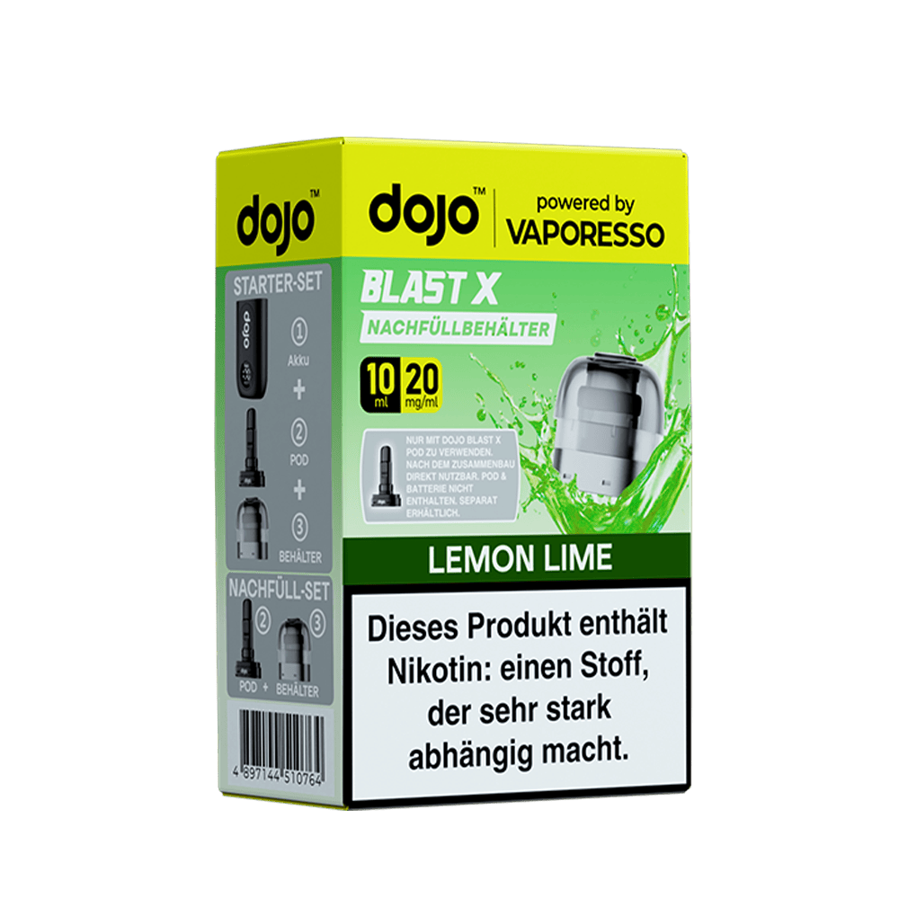 Vaporesso dojo Blast X Einweg Pod - Lemon Lime - 20mg