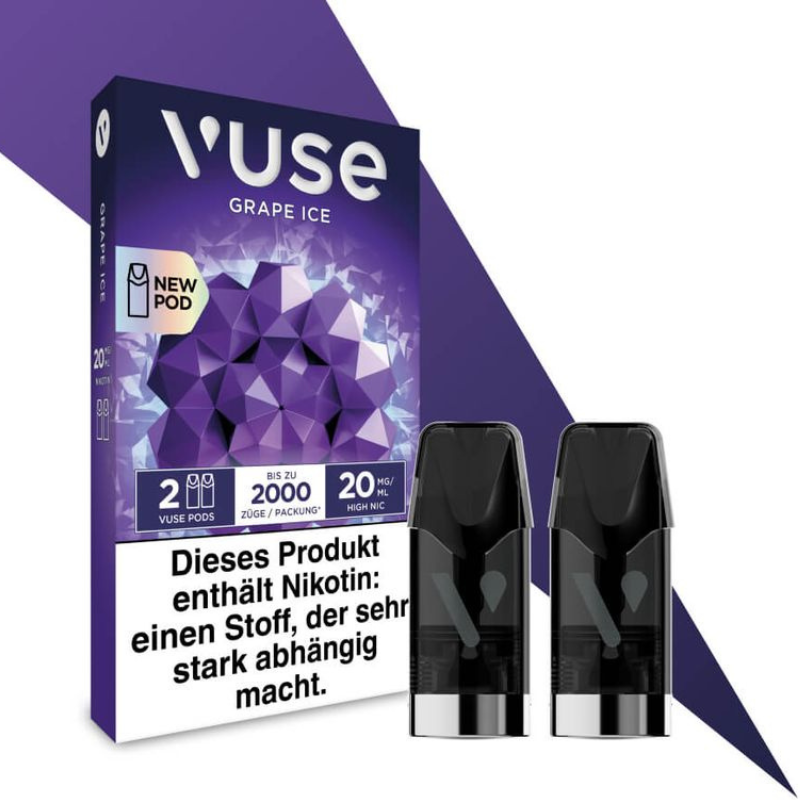 Vuse Pod Grape Ice Nic Salts 20mg Vuse Pod Grape Ice Nic Salts 20mg