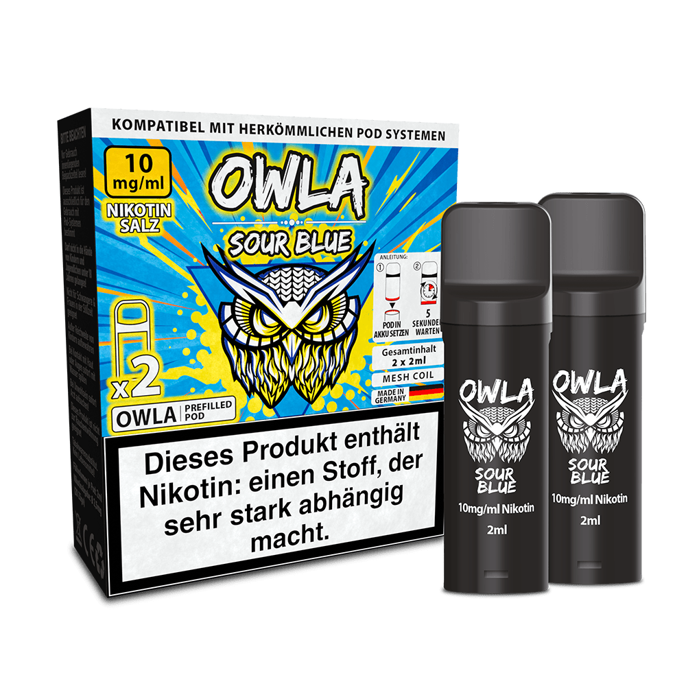 OWLA Pod - Sour Blue - 10mg Nikotinsalz