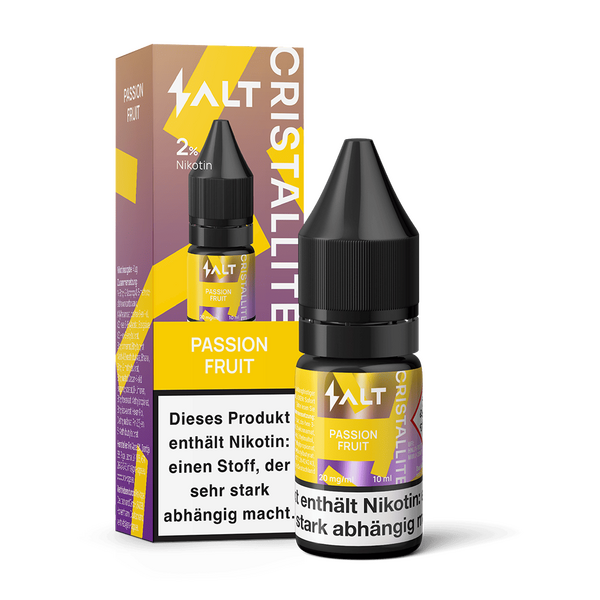 SALT Cristallite Nikotinsalz - Passion Fruit - 10ml Liquid 20mg  C