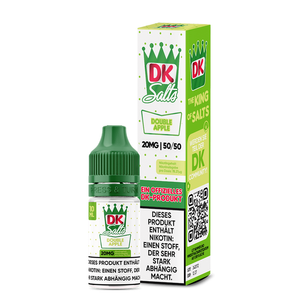 DK Salts Nikotinsalz - Double Apple - Liquid 20mg 10ml  C