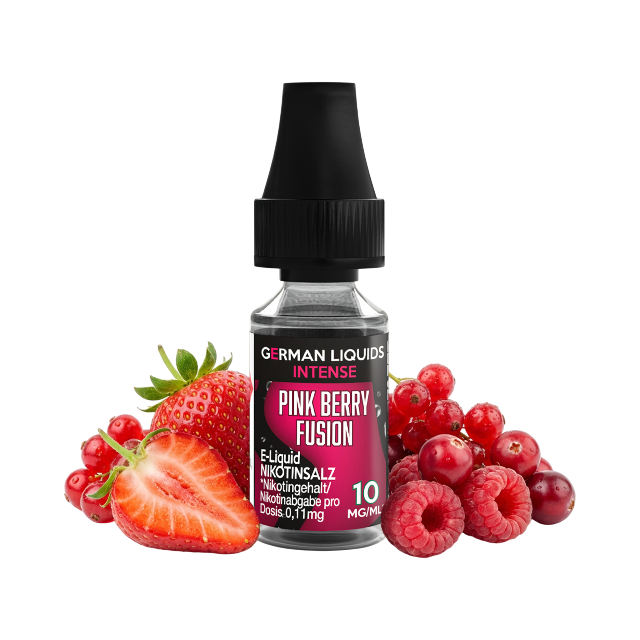 German Liquids Intense - Pink Berry Fusion - Nikotinsalz Liquid