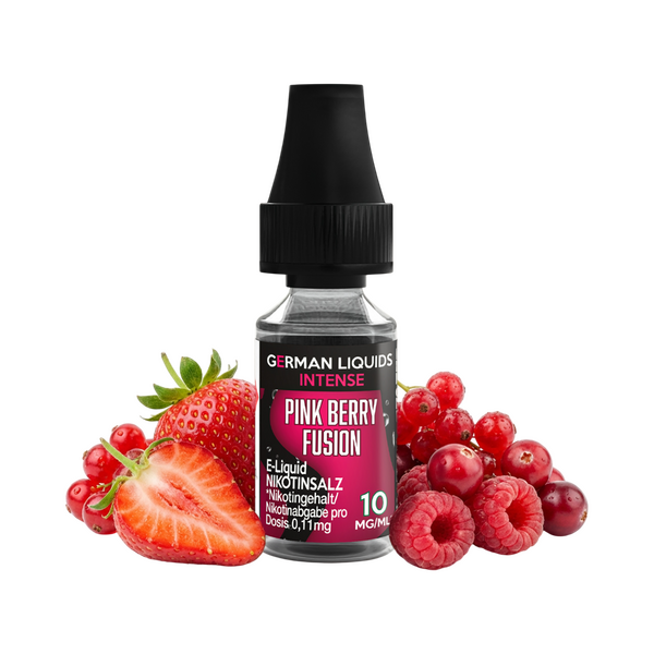 German Liquids Intense - Pink Berry Fusion - Nikotinsalz Liquid German Liquids Intense - Pink Berry Fusion - Nikotinsalz Liquid