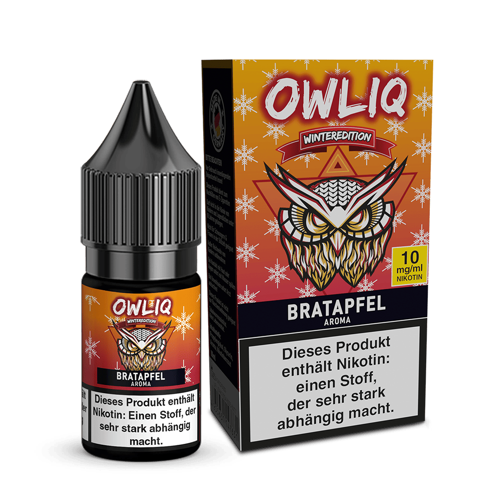 OWLIQ Nikotinsalz Weihnachtsedition - Bratapfel - 10mg