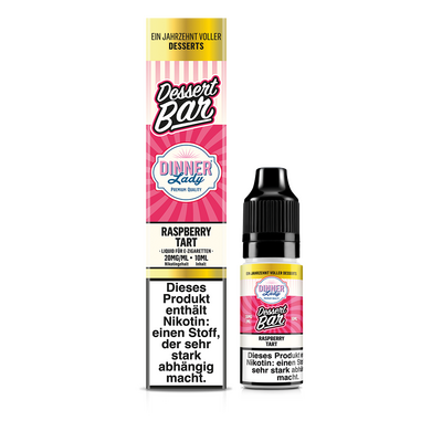 Dinner Lady Nikotinsalz Raspberry Tart 50/50 10ml Liquid 20mg Dinner Lady Nikotinsalz Raspberry Tart 50/50 10ml Liquid 20mg