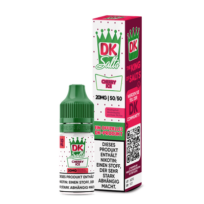 DK Salts Nikotinsalz - Cherry Ice - Liquid 20mg 10ml  C