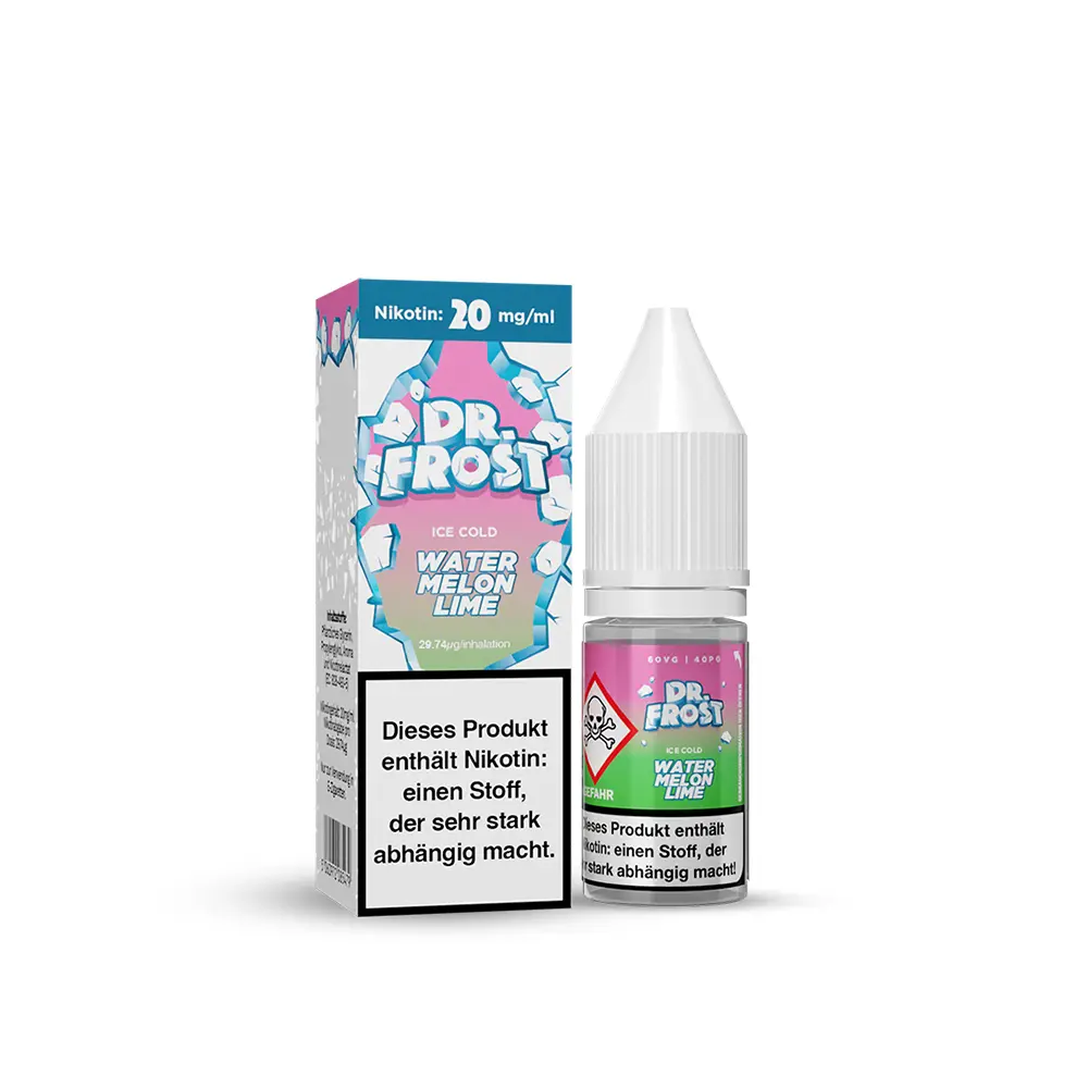 Liquid Ice Cold Watermelon Lime - Dr. Frost Nikotinsalz 20mg Liquid Ice Cold Watermelon Lime - Dr. Frost Nikotinsalz 20mg