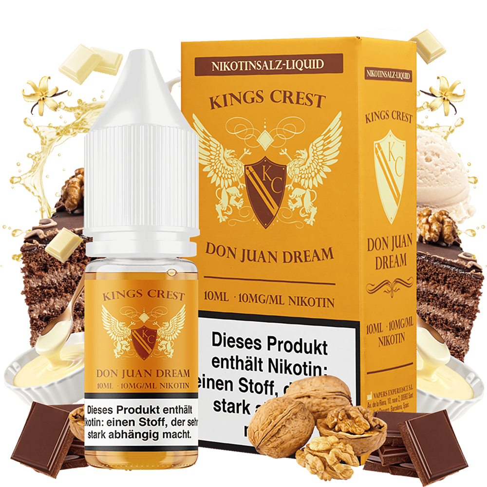 Kings Crest Nikotinsalz - Don Juan Dream - 10mg Kings Crest Nikotinsalz - Don Juan Dream - 10mg