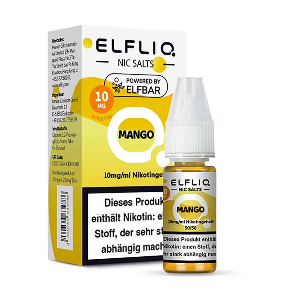 Liquid Mango - Elfliq Nikotinsalz 10mg Liquid Mango - Elfliq Nikotinsalz 10mg