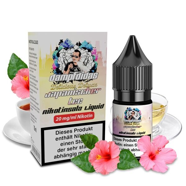 Dampfdidas Nikotinsalz - Japanischer Tee - 10ml Liquid 20mg  C