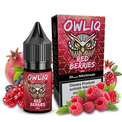 OWLIQ Nikotinsalz - Red Berries - 10ml Liquid 20mg  C