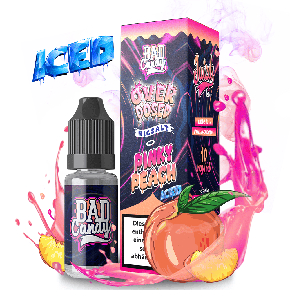 Liquid Pinky Peach Iced - Bad Candy Nikotinsalz 10mg