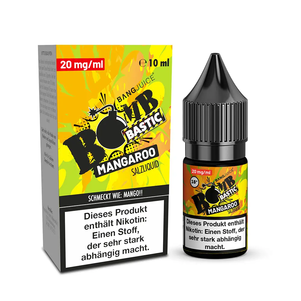 Bang Juice Bomb Bastic Mangaroo Nic Salt Bang Juice Bomb Bastic Mangaroo Nic Salt