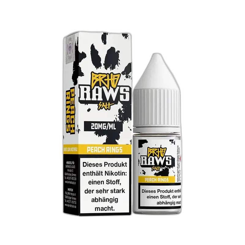 Liquid Peach Rings - Barehead RAWS Hybrid Nikotinsalz 20mg Liquid Peach Rings - Barehead RAWS Hybrid Nikotinsalz 20mg
