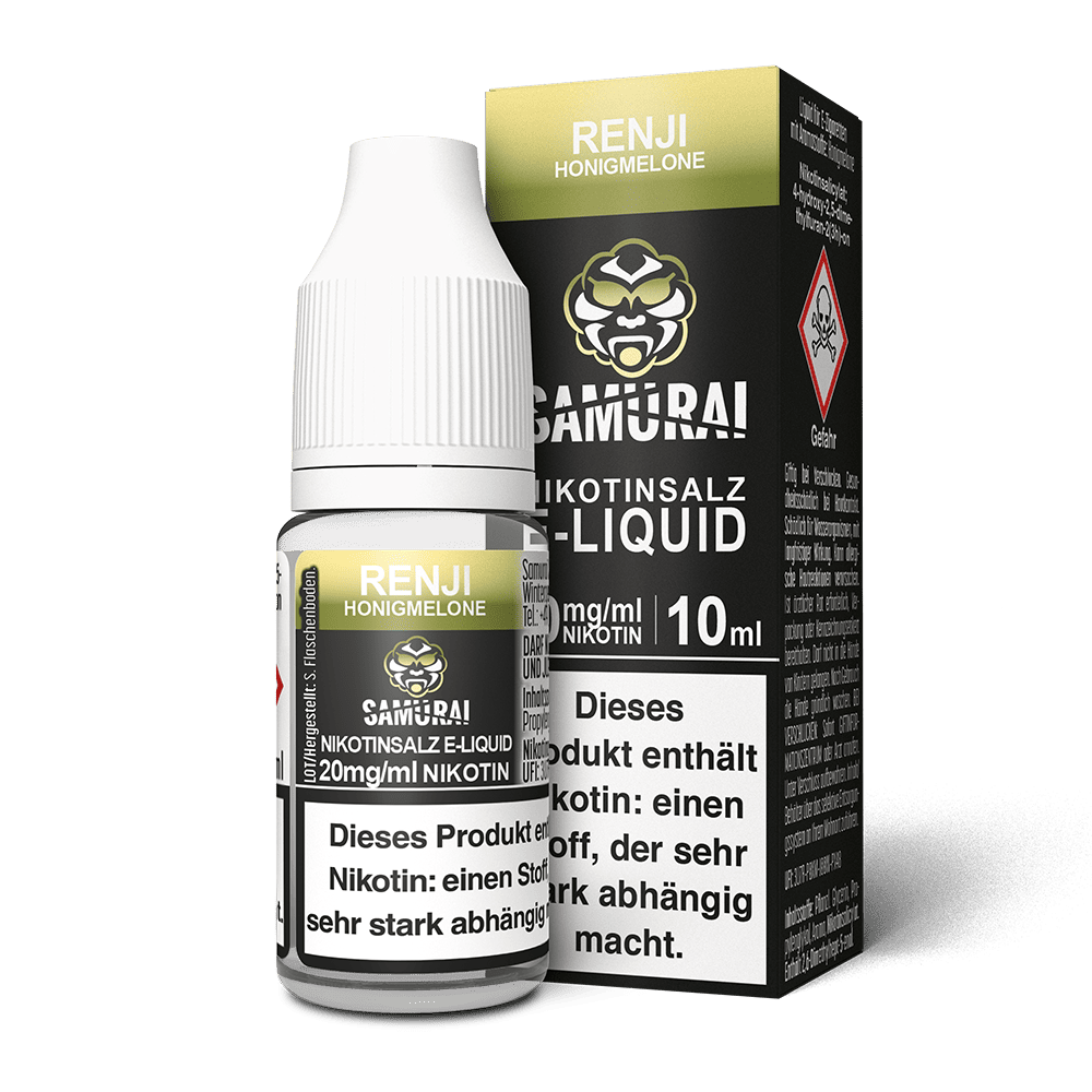 Samurai Nikotinsalz Liquid - Renji Honigmelone Samurai Nikotinsalz Liquid - Renji Honigmelone